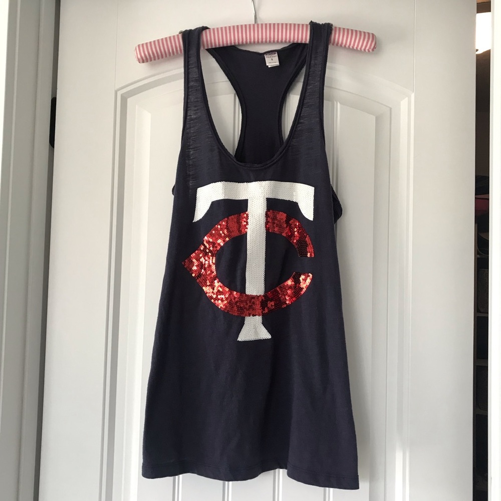 Twins PINK tank